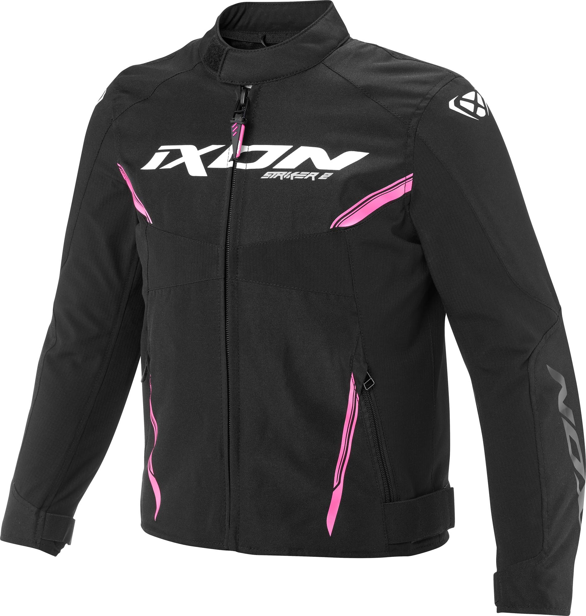 Ixon Striker 2 Veste textile pour enfants pour enfants noir/rose 8 ans Figure 1