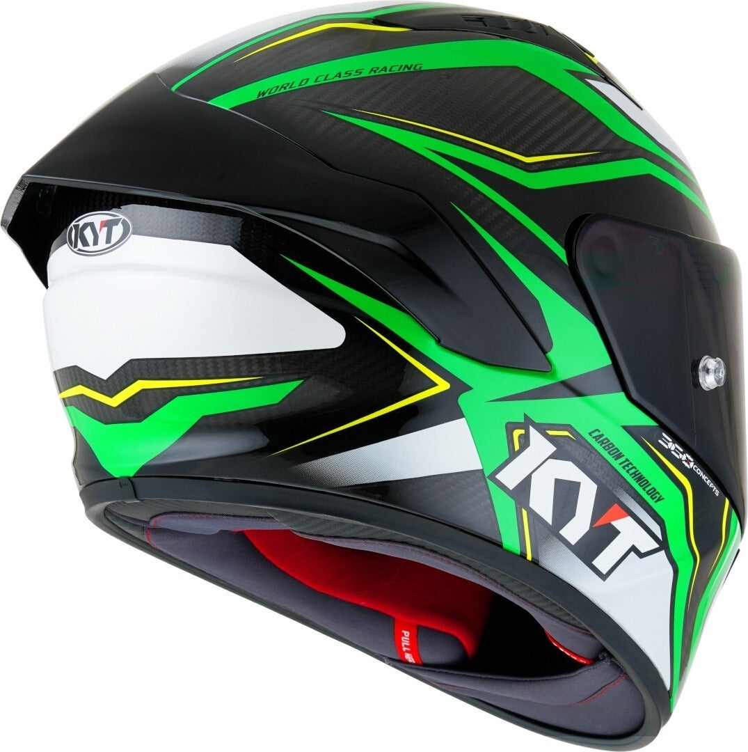 KYT NZ Race Carbon Stride Casco Verde Neon M (57/58) Figura 3