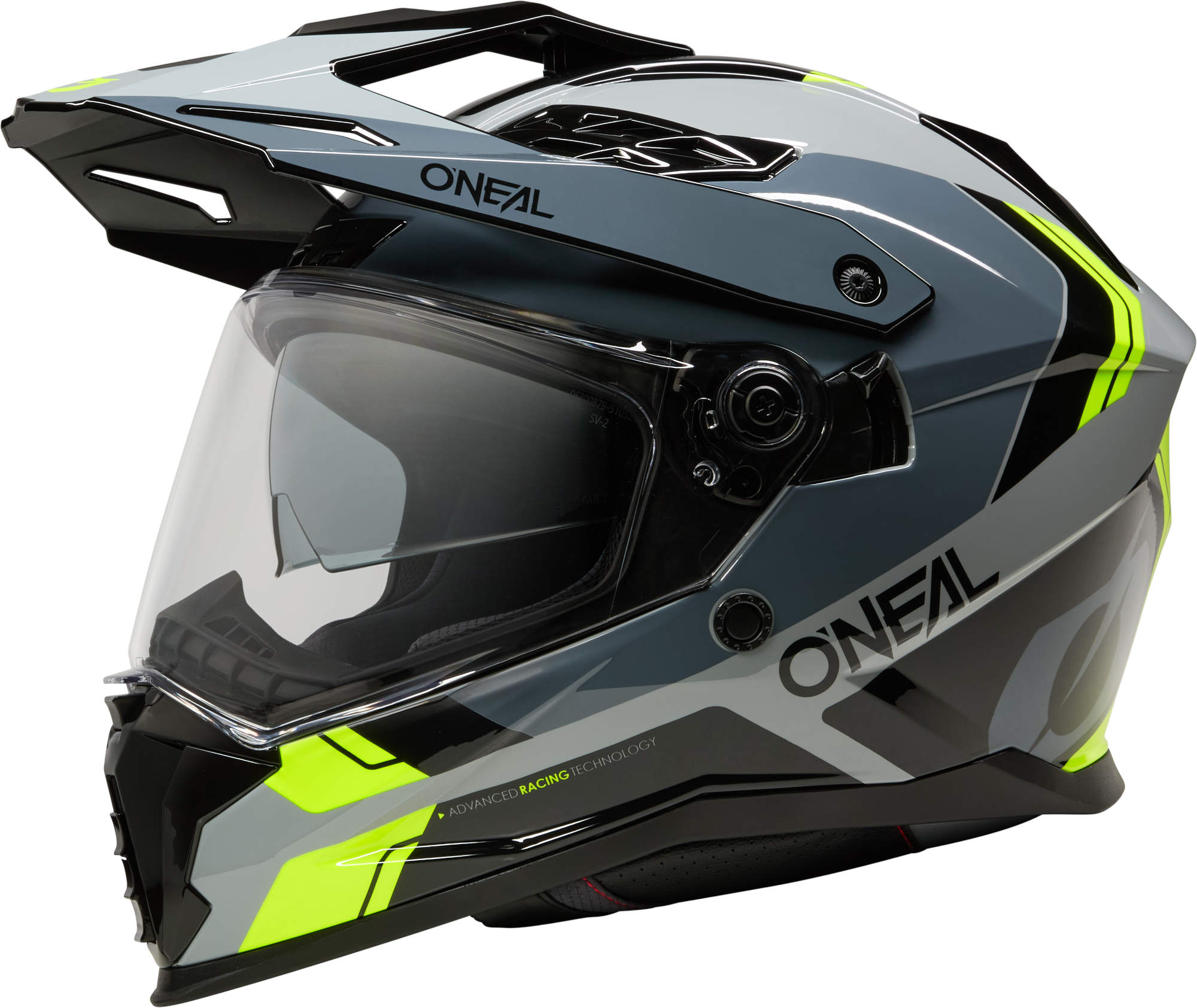 Oneal D-SRS NOMAD Casque d’enduro noir/gris/jaune L (59/60) Figure 1