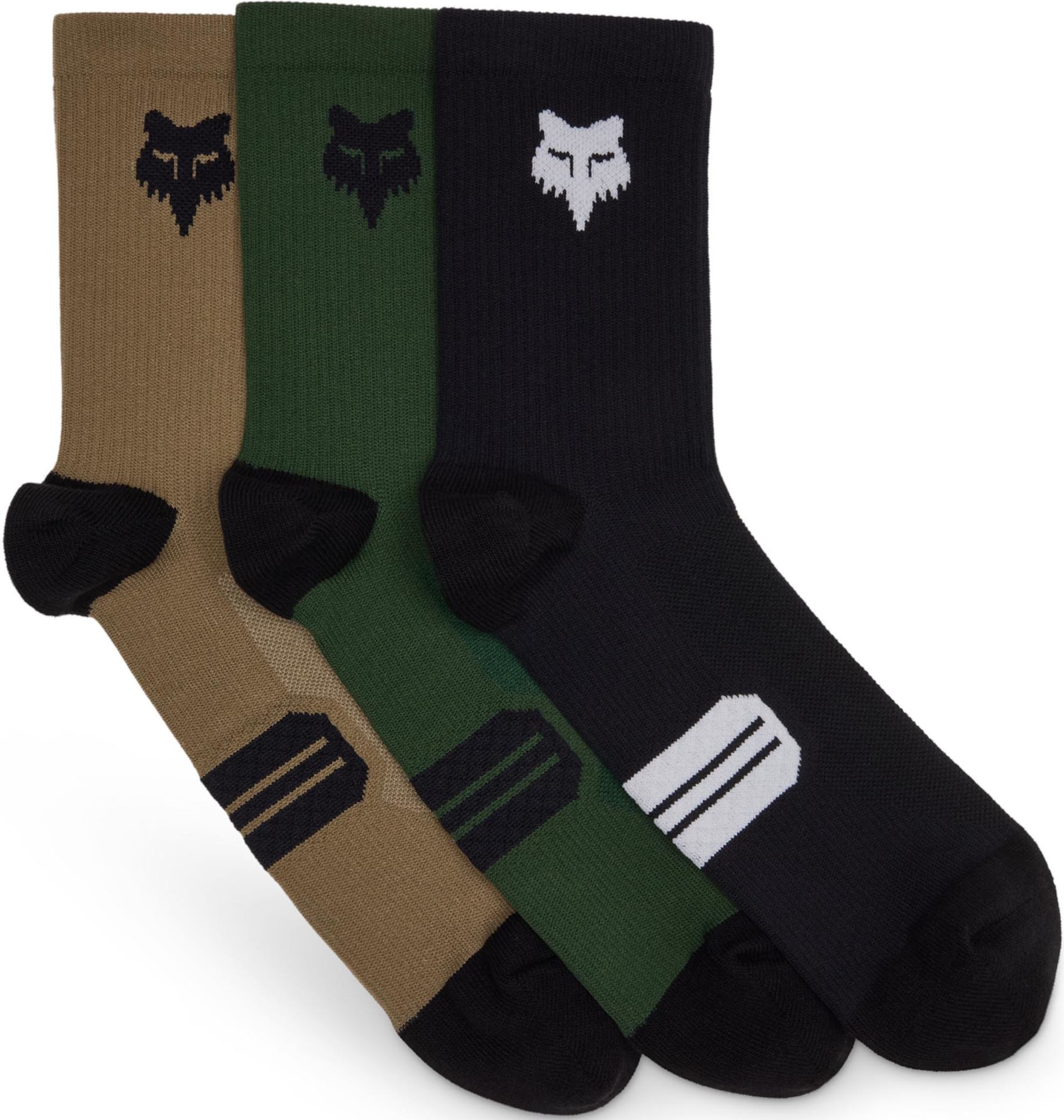 FOX 6" Ranger Prepack Multi Cykelsockor 3er-pack L/XL Figur 1