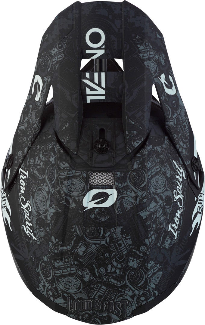 Oneal 5Series Polyacrylite HR Casco motocross Bianco/nero S (55/56) Figura 6