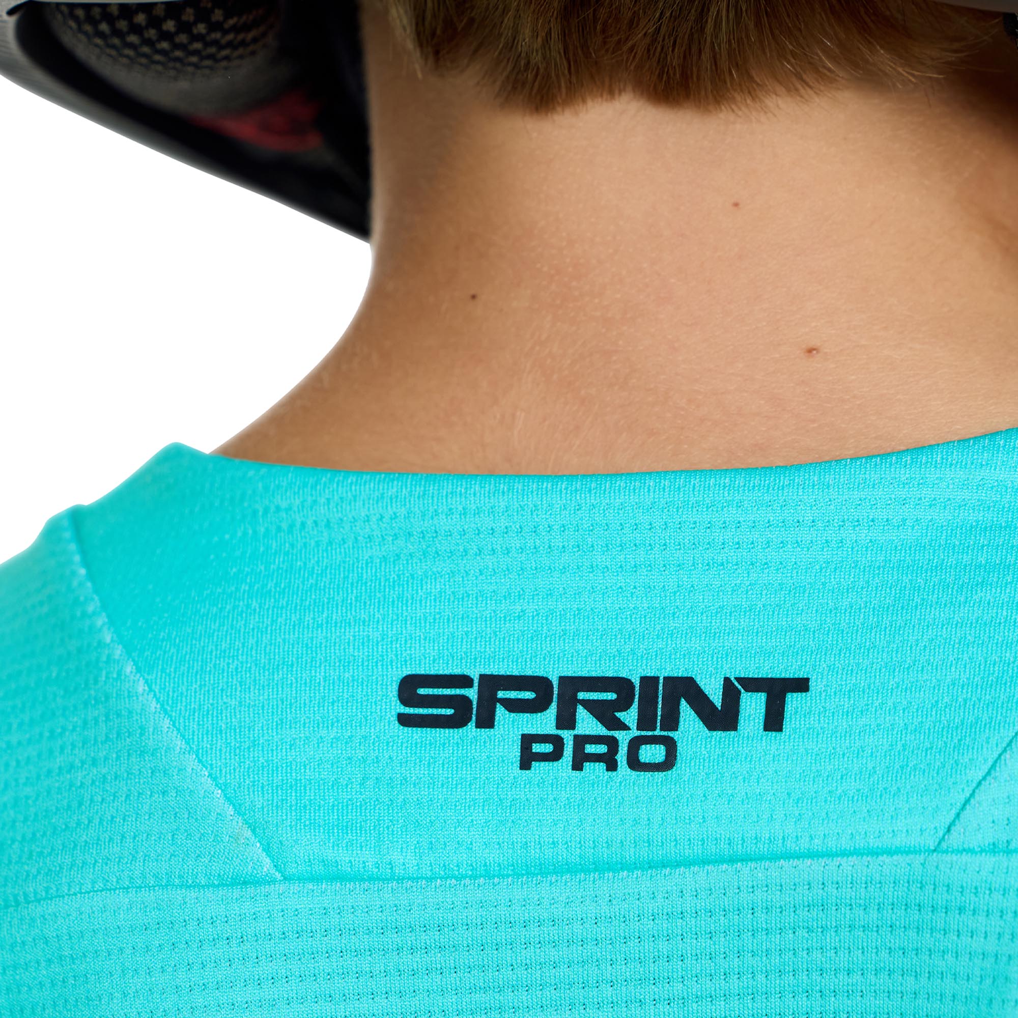 Troy Lee Designs Sprint Pro Mono Ungdoms cykeltrøje turkis JA Figur 8