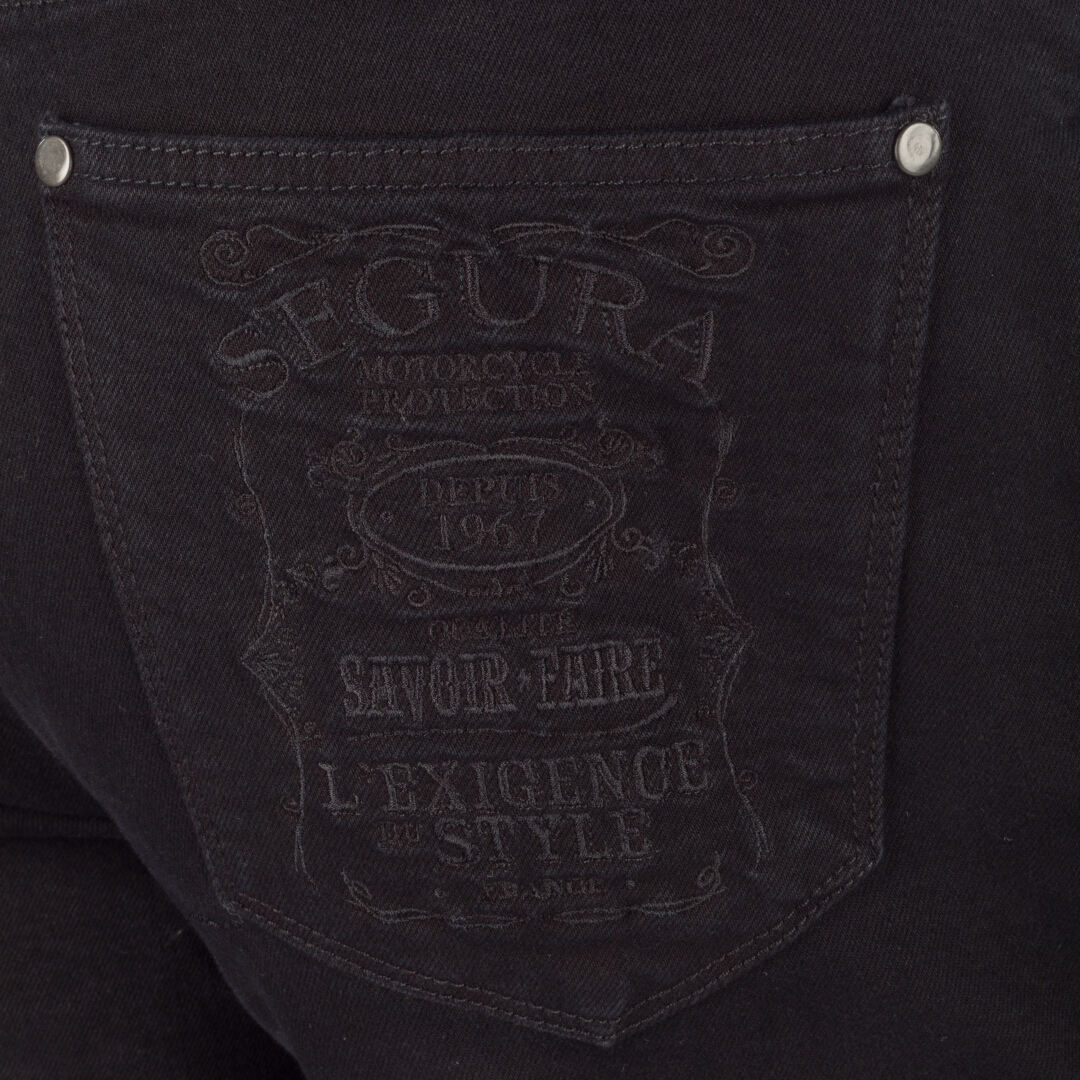 Segura Cosmic Motorcykel Jeans svart L Figur 7