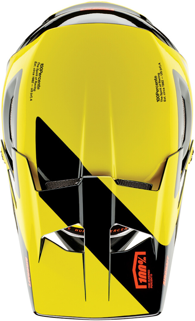 100% Aircraft Composite LTD Neon Yellow Cască de coborâre XS (53/54) Figura 5