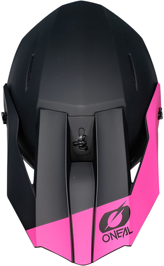 Oneal 1SRS Solid Casco Motocross nero opaco/rosa S (55/56) Figura 5