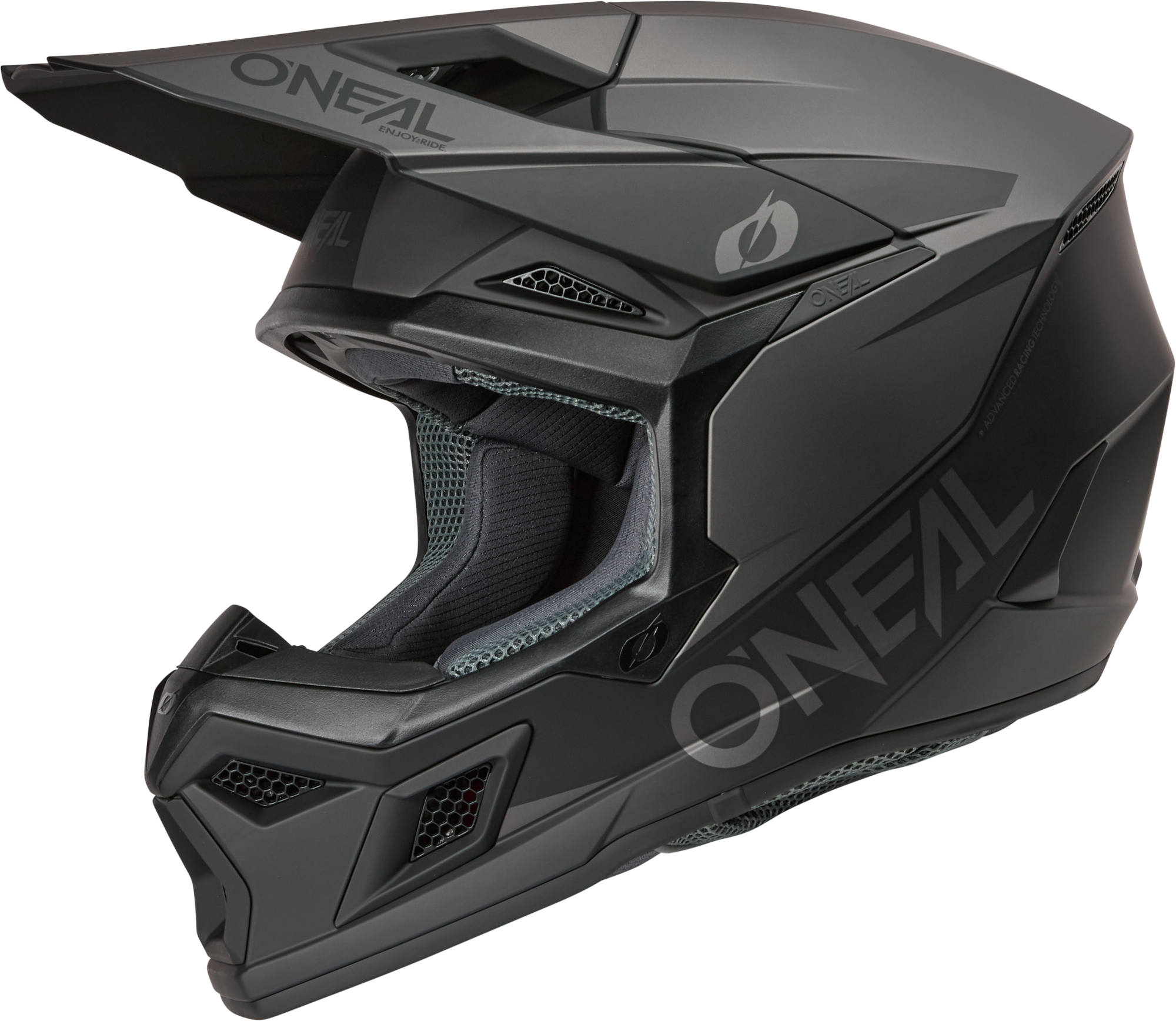 Oneal 3SRS Casque de motocross noir/gris S (55/56) Figure 2