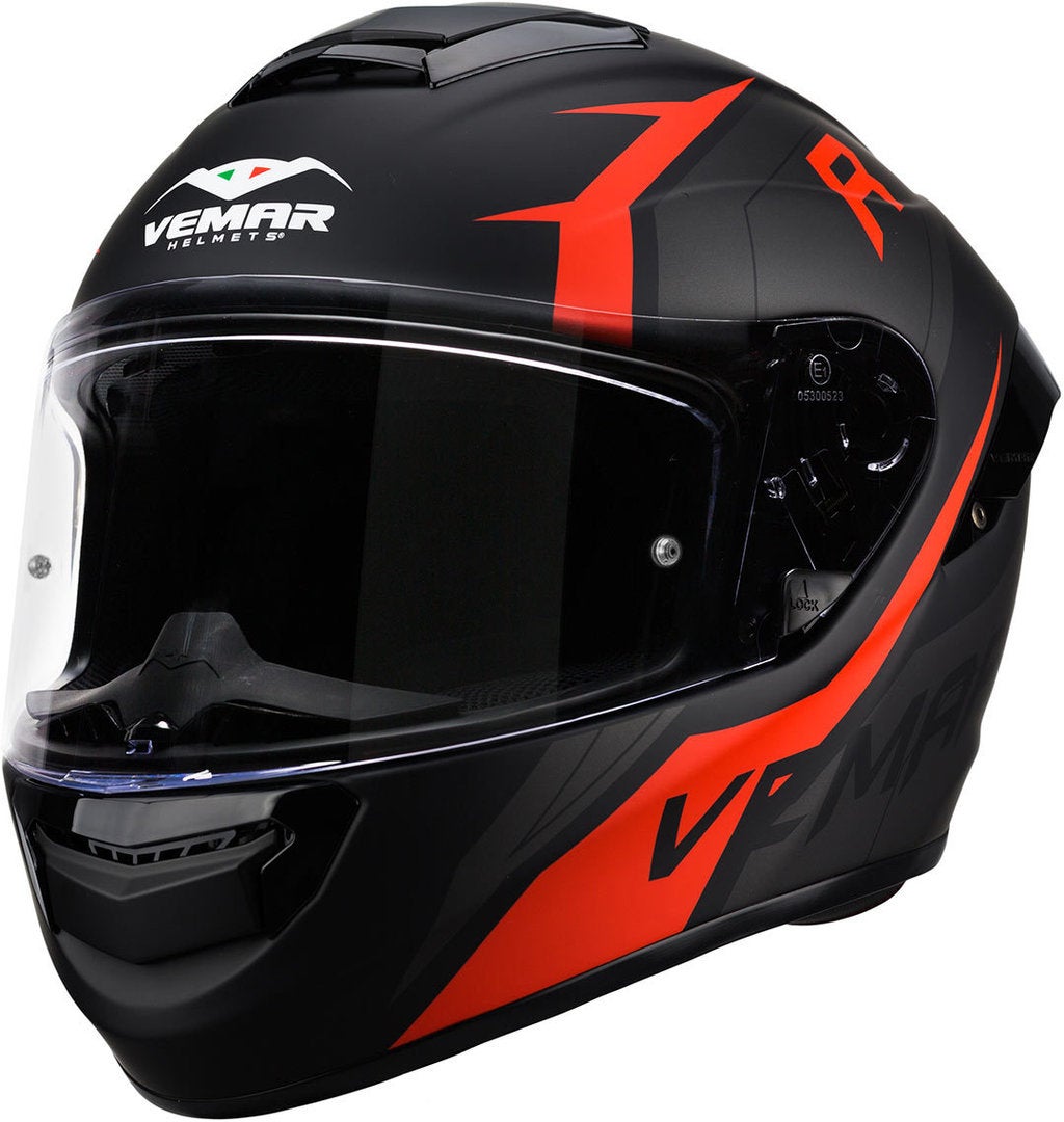 Vemar Hurricane Revenge Casco negro/rojo S (55/56) Figura 2