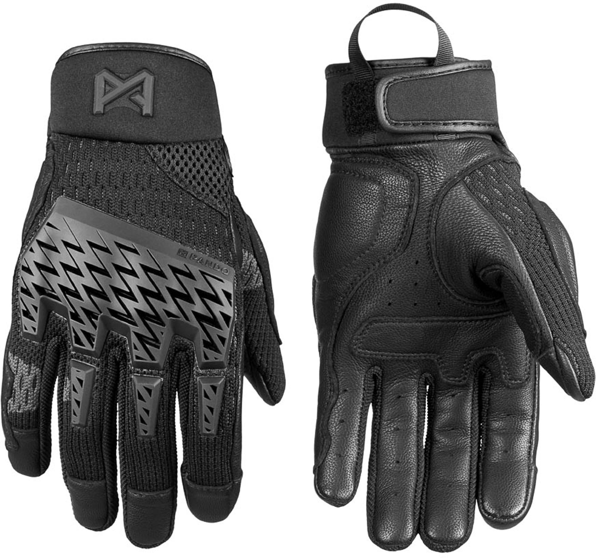 Pando Moto Vidar perforierte Motorrad Handschuhe L Abbildung 5