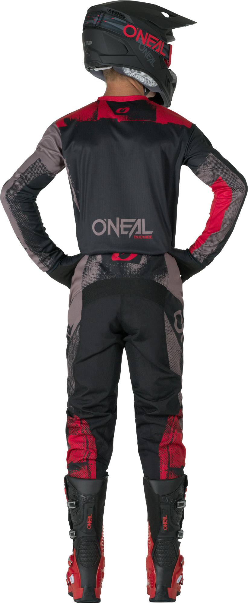 Oneal ELEMENT ROLLER Motokrosový dres šedá/červená L Obrázek 4