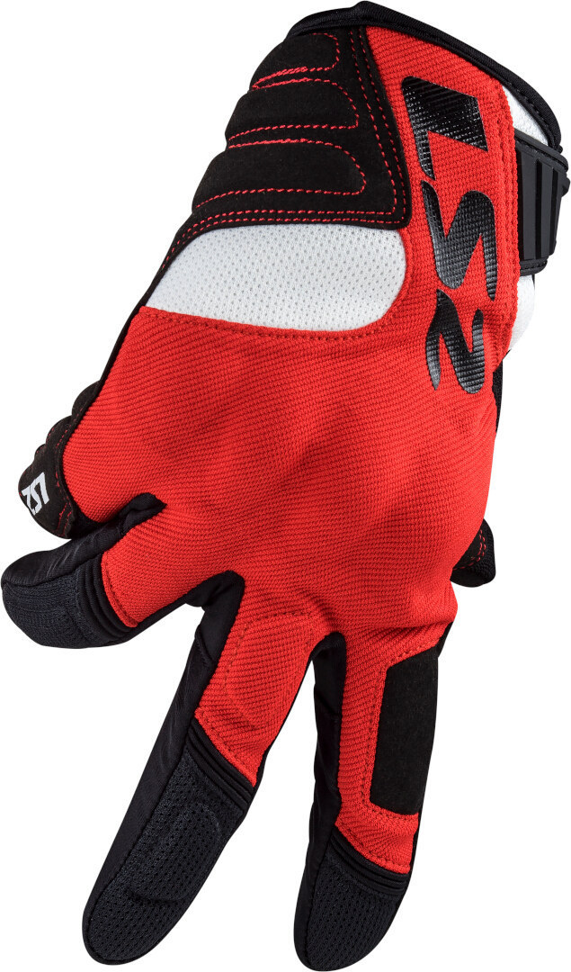 LS2 Silva Mesh Motorrad Handschuhe schwarz/rot/weiß M Abbildung 3