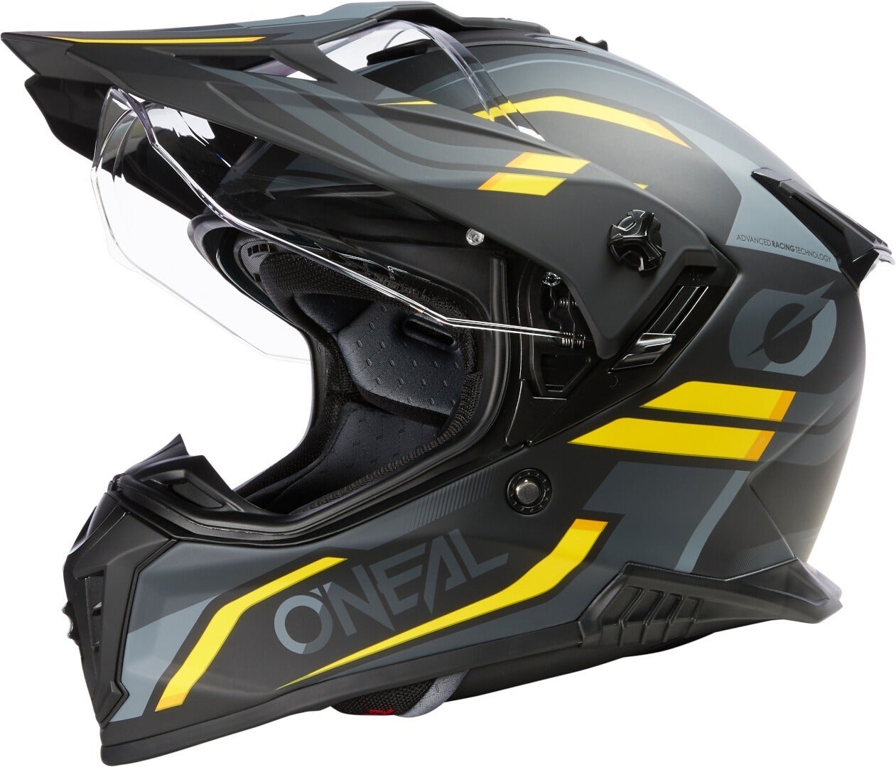 Side view of Oneal A-SRS Spike Motocross Helmet