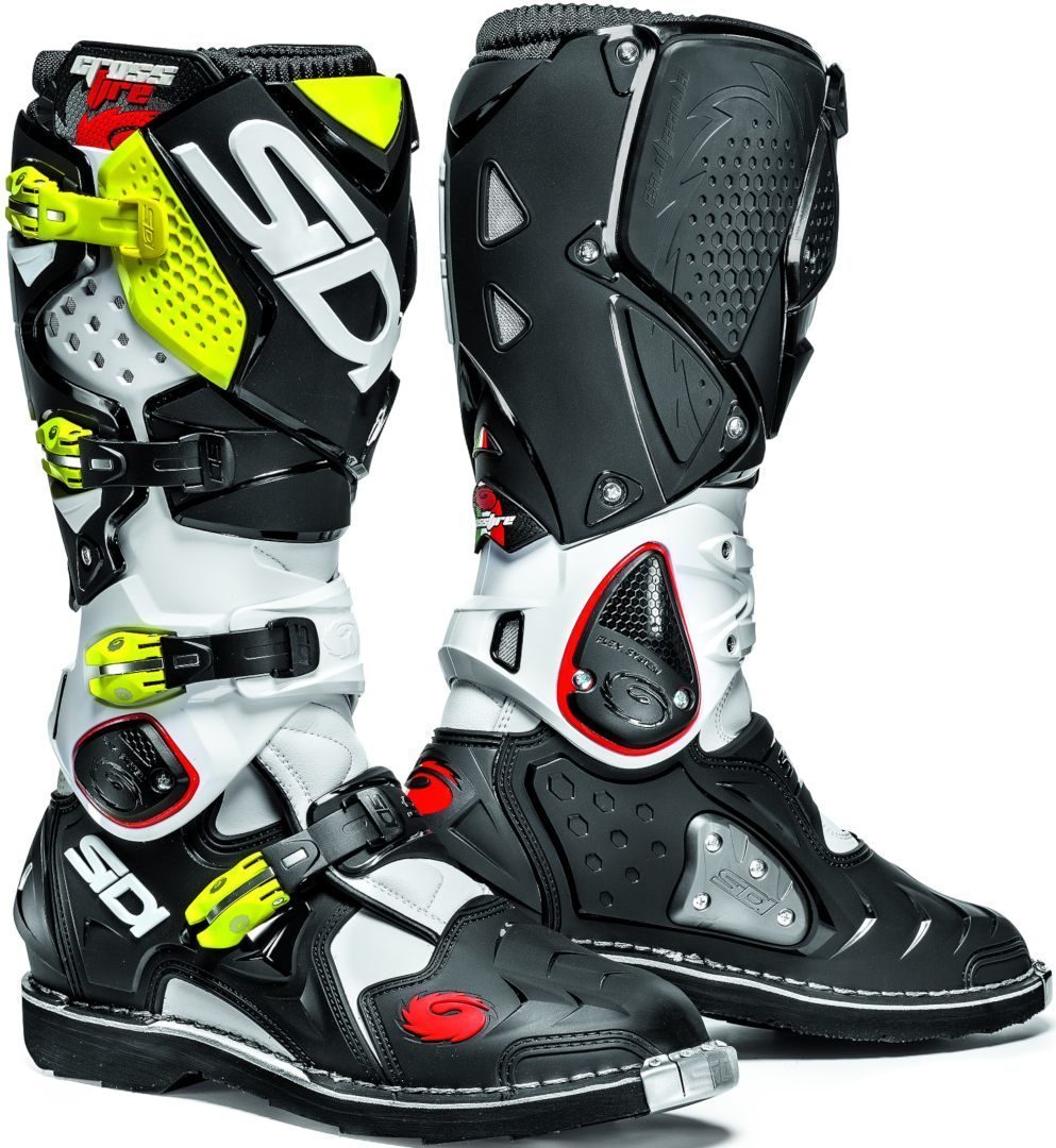 Sidi Crossfire 2 Motocross Støvler sort/gul 49 Figur 1
