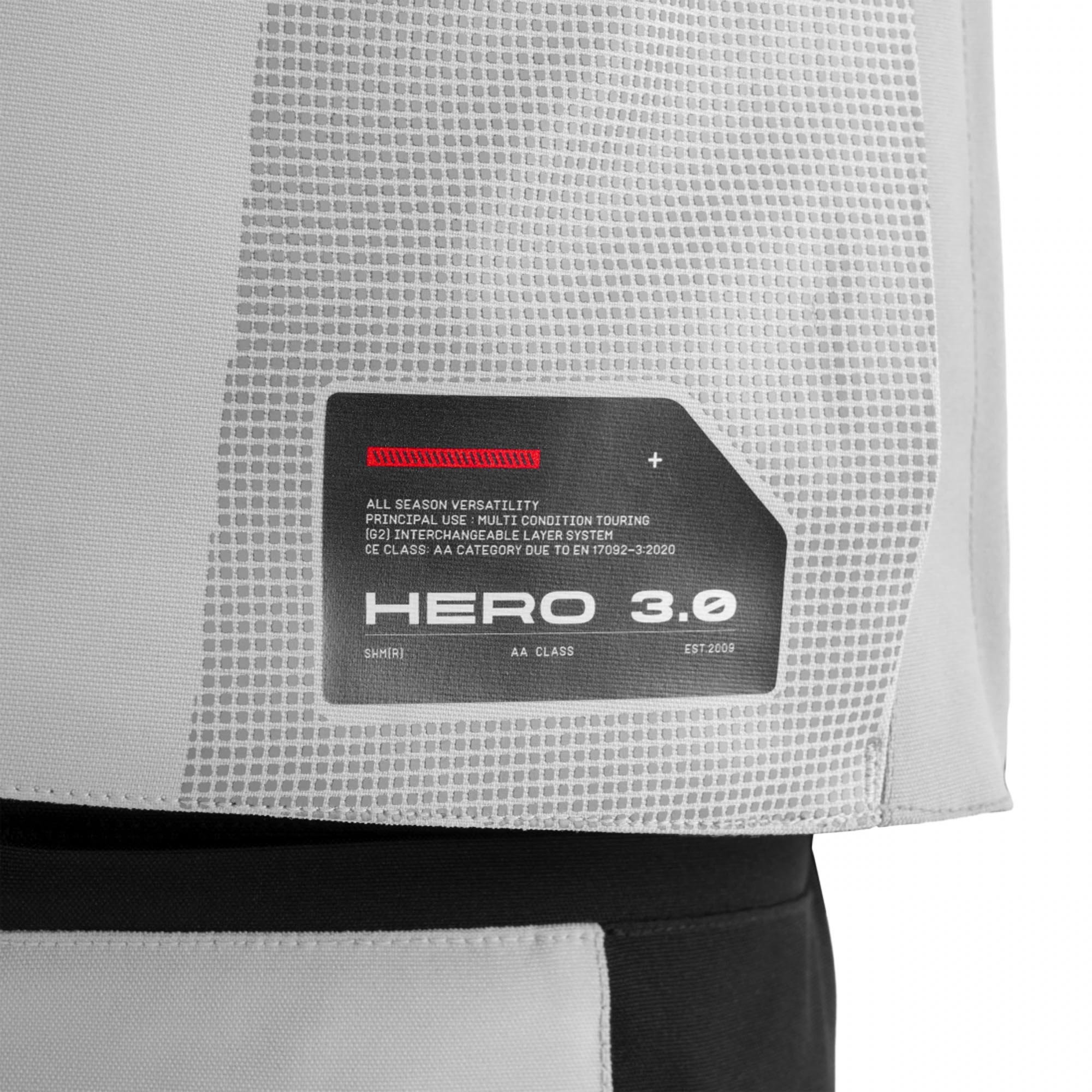 SHIMA Hero 3.0 Motorrad Textiljacke grau/blau M Abbildung 24