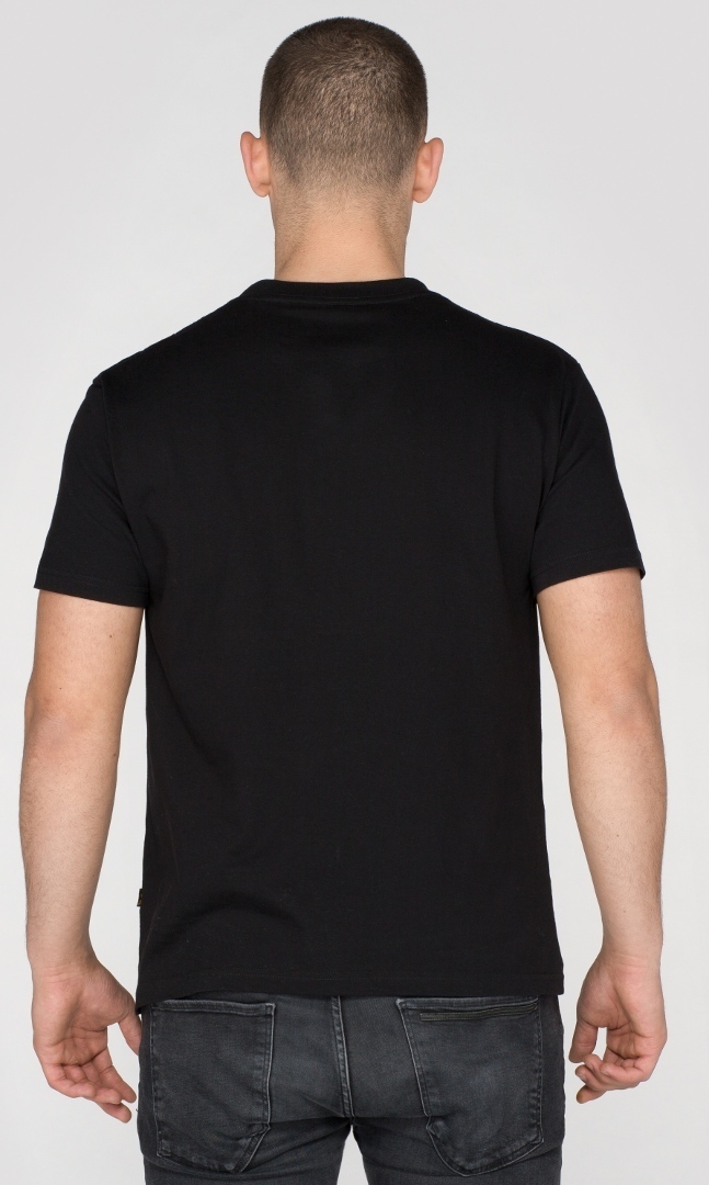 Alpha Industries Basic T-Shirt Zwart XS Figuur 2