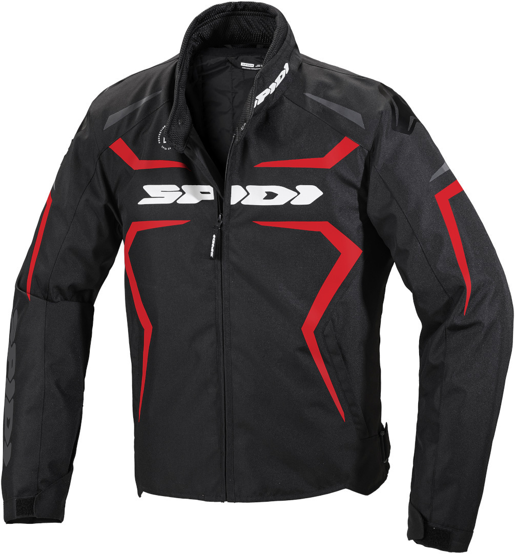 Spidi Sportmaster H2Out Motorcycle Textile Jacket black/red XL Figure 1