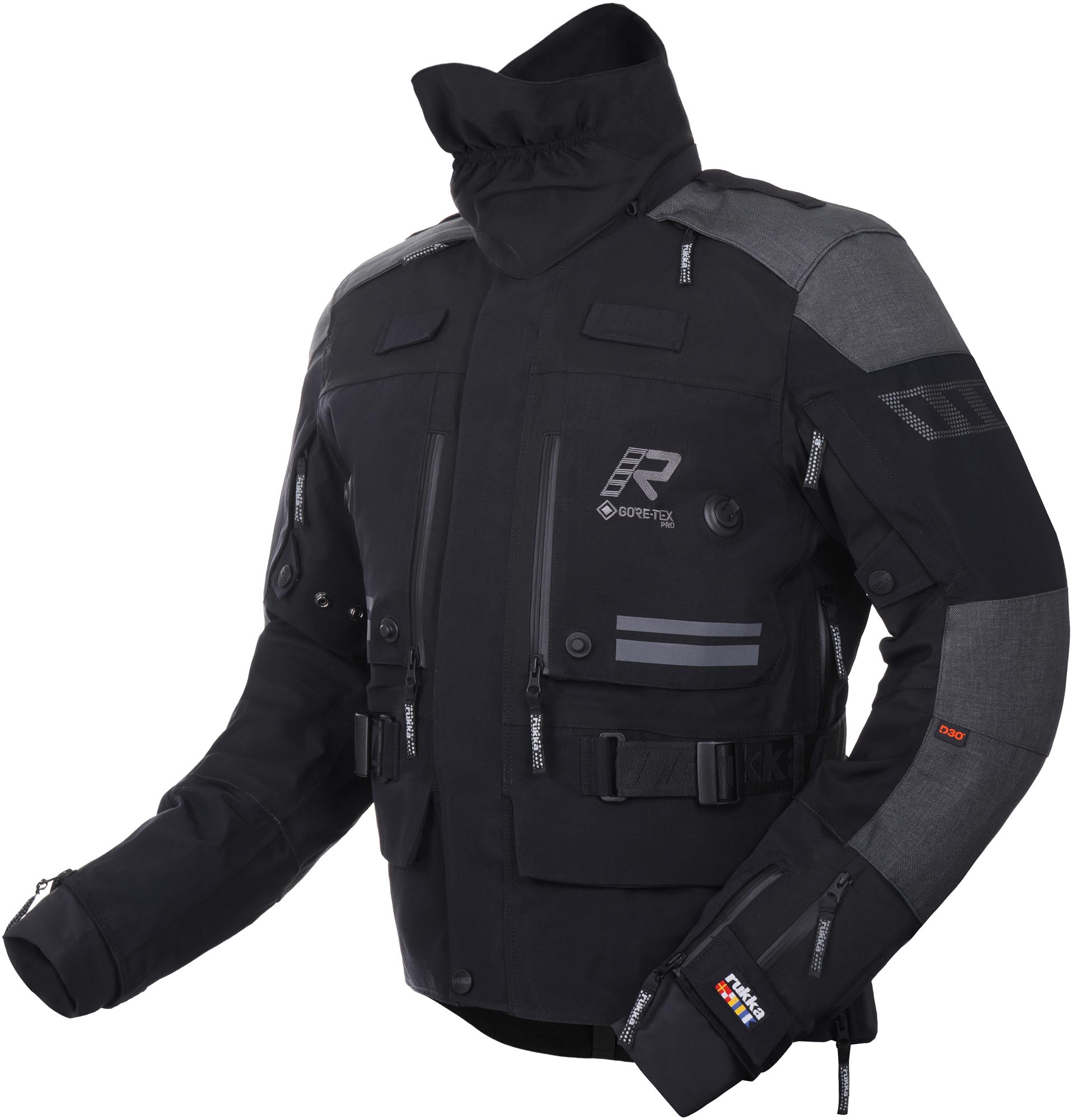 Rukka TitanTrail-R Veste textile moto imperméable noir/gris 62 Figure 1