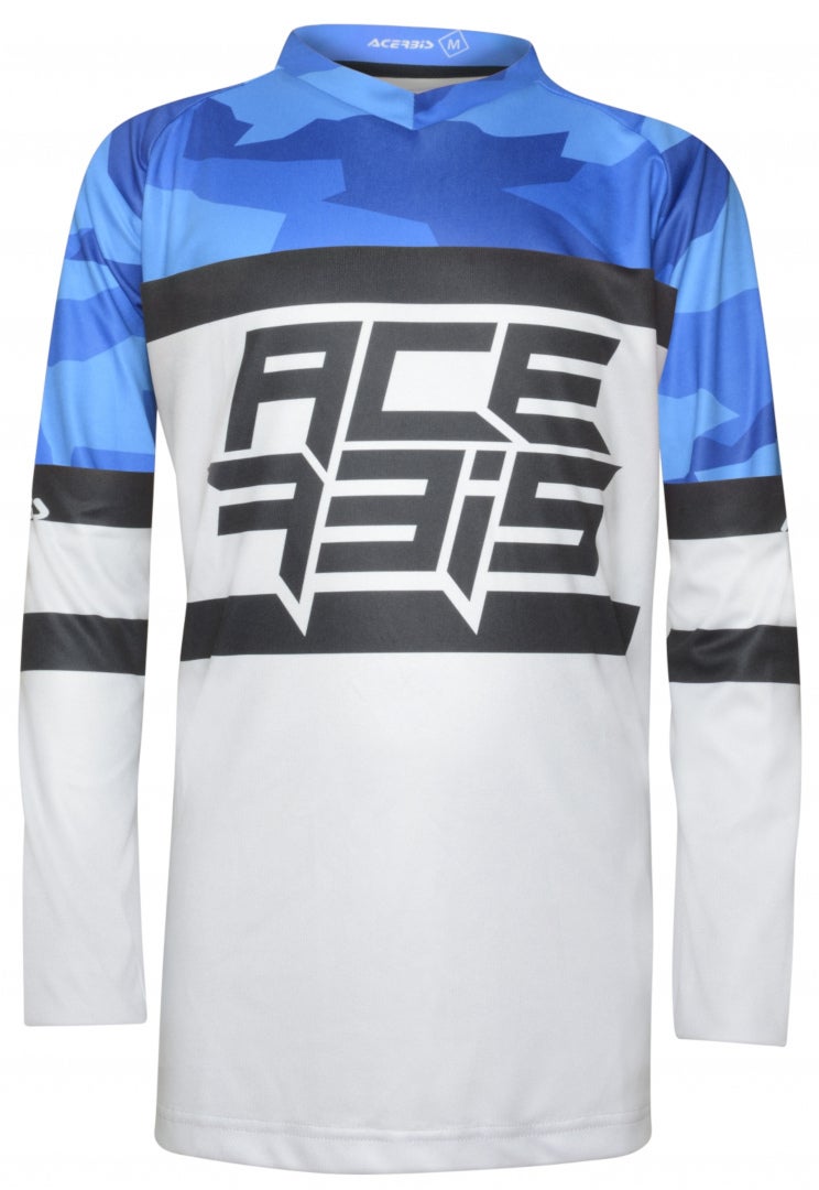 Acerbis Skyhigh Børn motocross Jersey blå/grå XXL Figur 3