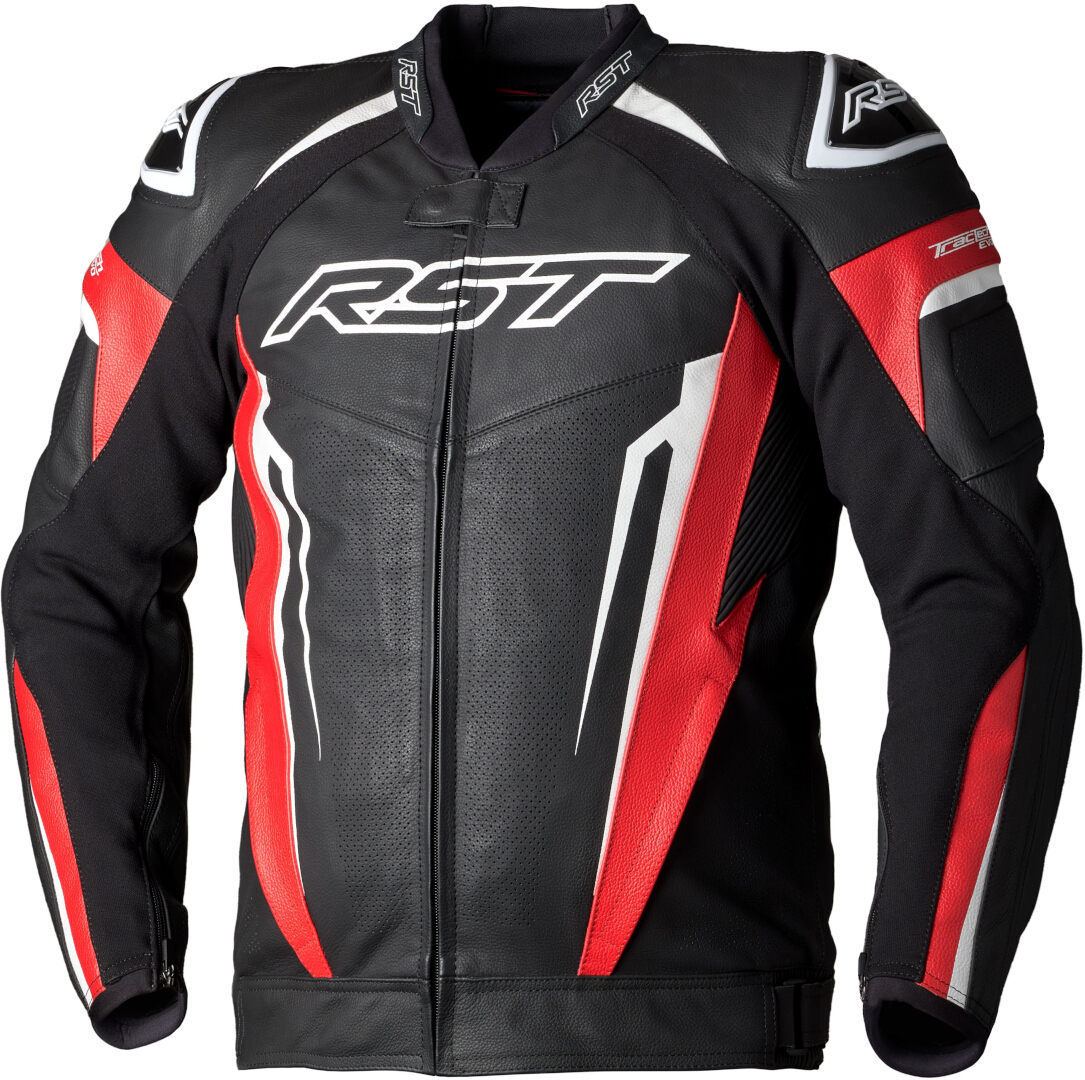 RST Tractech EVO 5 Motorfiets lederen jas Zwart/Rood M Figuur 1