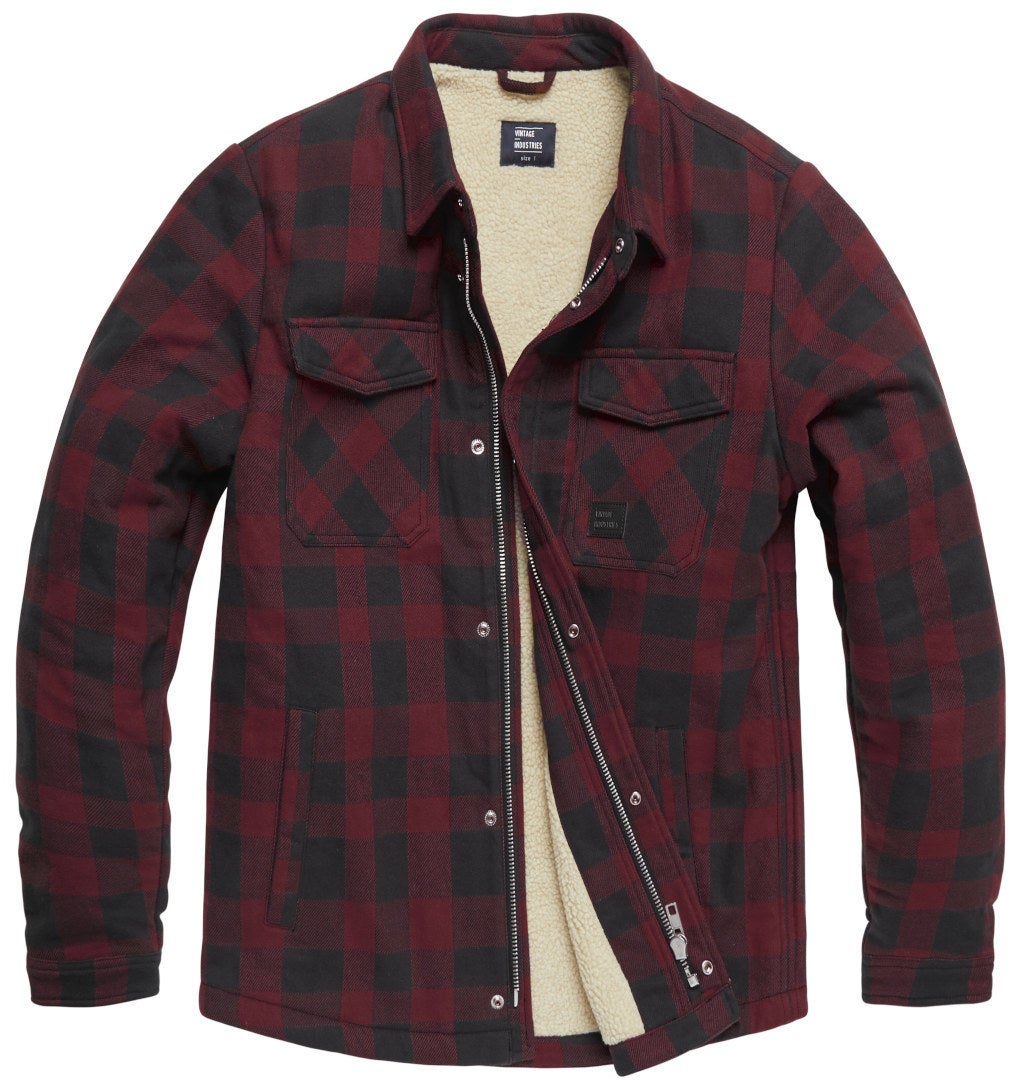 Side view of Vintage Industries Heavyweight Sherpa Shirt