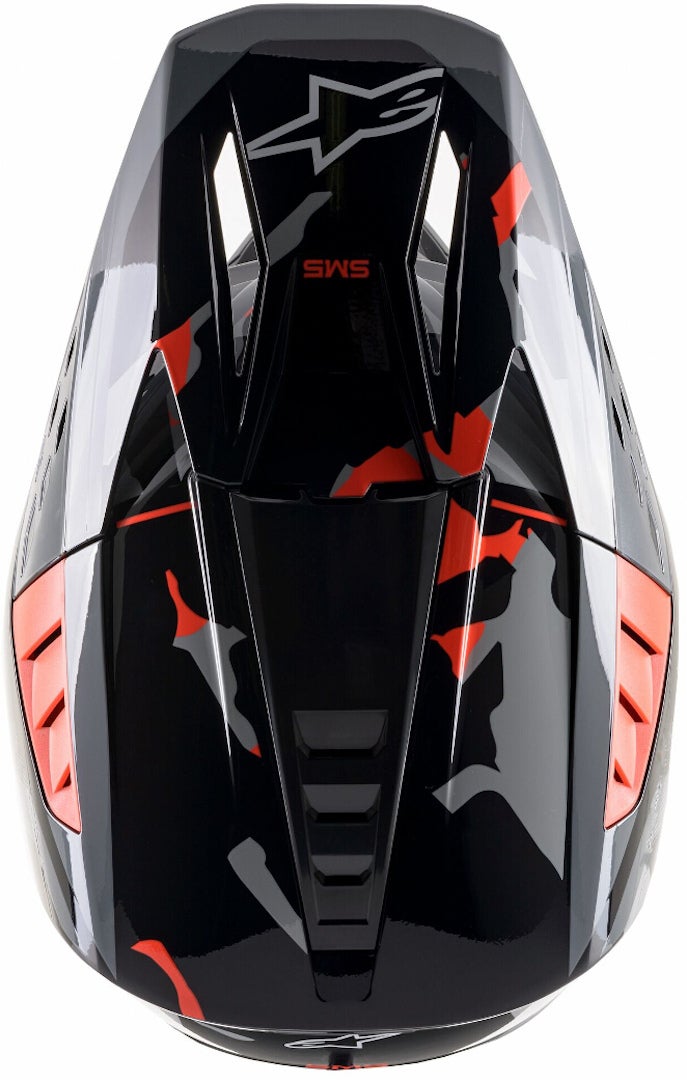 Alpinestars S-M5 Rover Motocross Helmet black/grey/red M (57/58) Figure 3