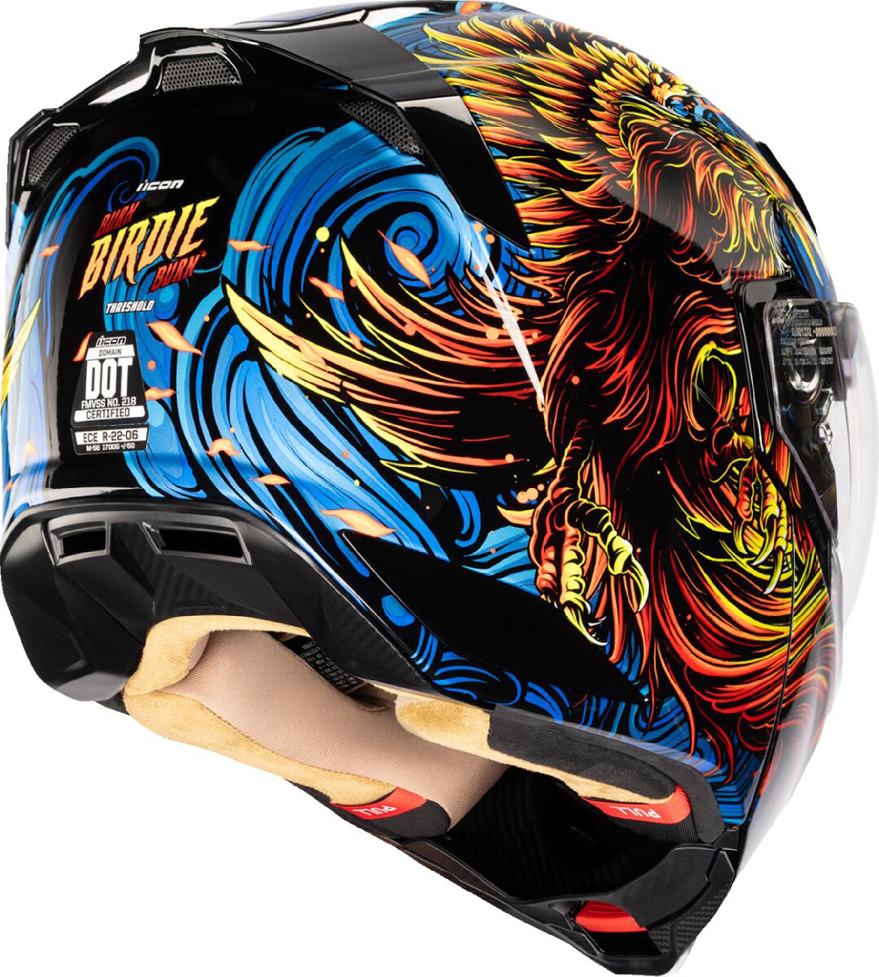 Icon Threshold Burn Birdie Burn Hjelm S Figur 2