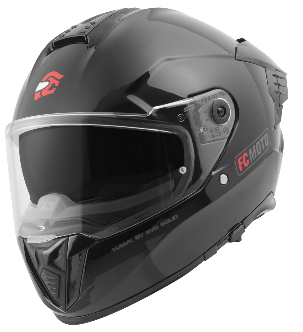 FC-Moto Hawk EVO Solid Шлем чёрный XL Рисунок 2