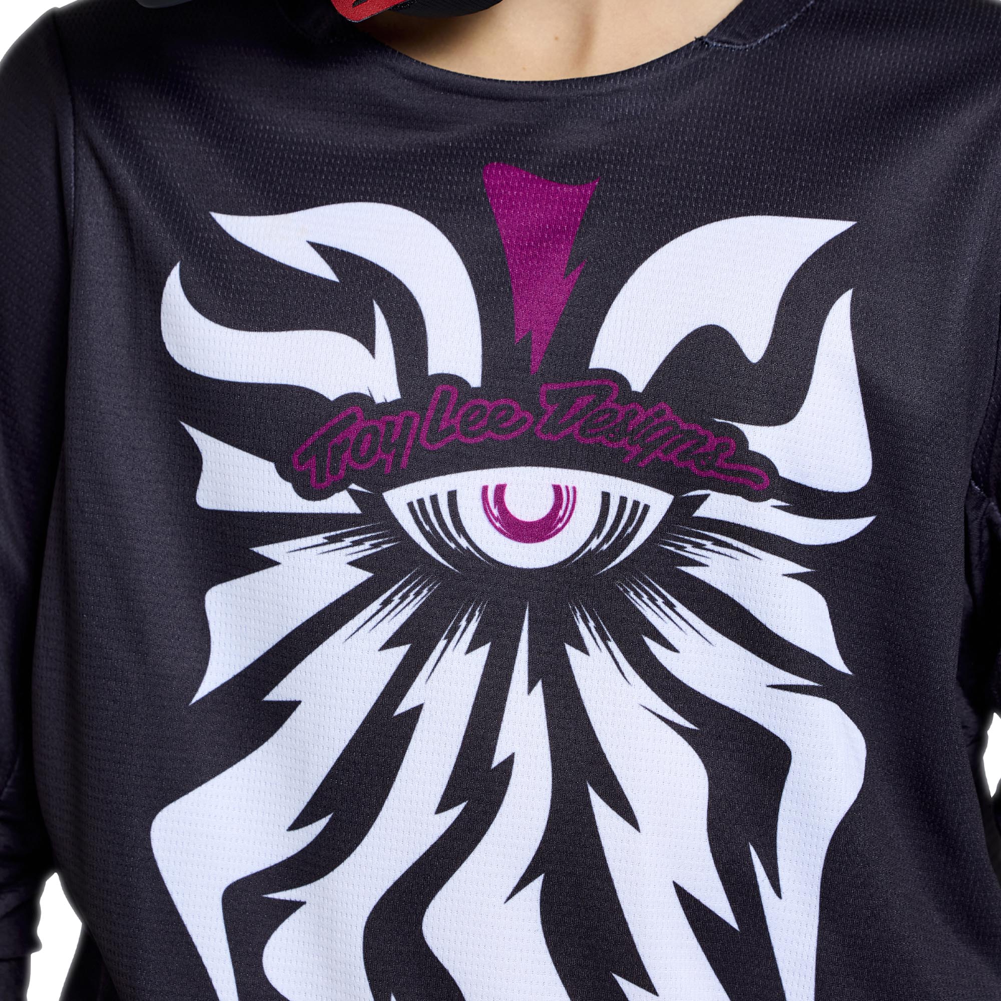 Troy Lee Designs GP Pro Cyclops Ungdoms motocrosstrøje Sort S Figur 7