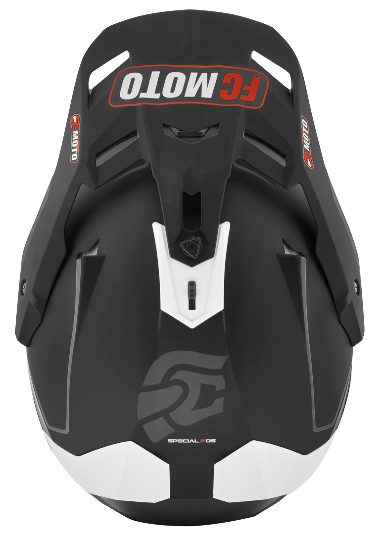 FC-Moto Merkur Pro Straight Enduro hjälm svart/vitt XL Figur 8