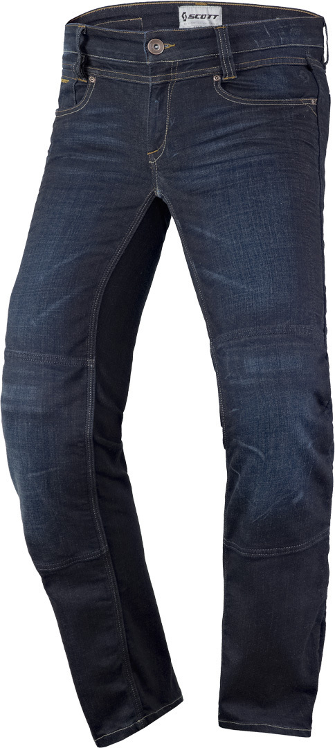 Scott Denim Stretch Damer Motorcykel Jeans blått 46 Figur 1