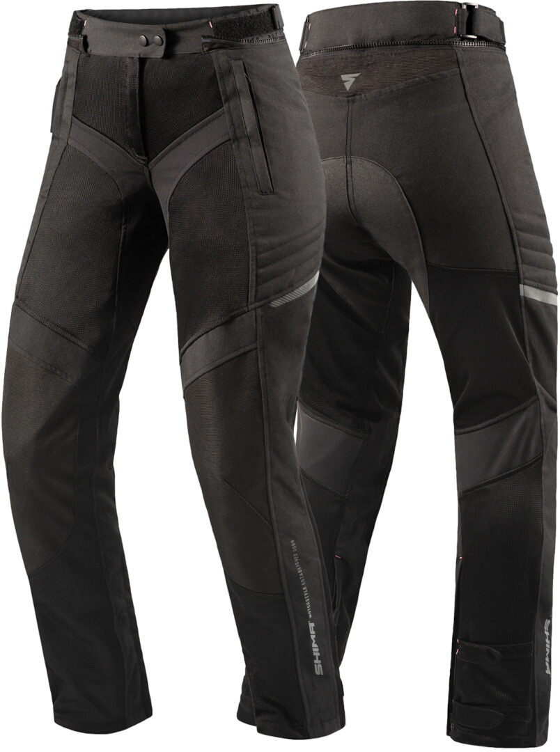 SHIMA Jet vattentät Damer Motorcykel Textil Byxor svart XS Figur 3