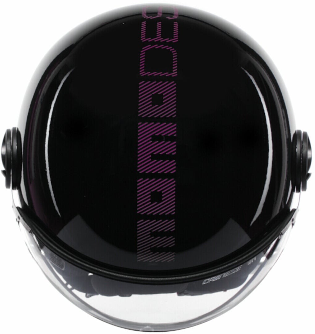 MOMO FGTR Classic Stripes Casco Jet nero/rosa M (57/58) Figura 2