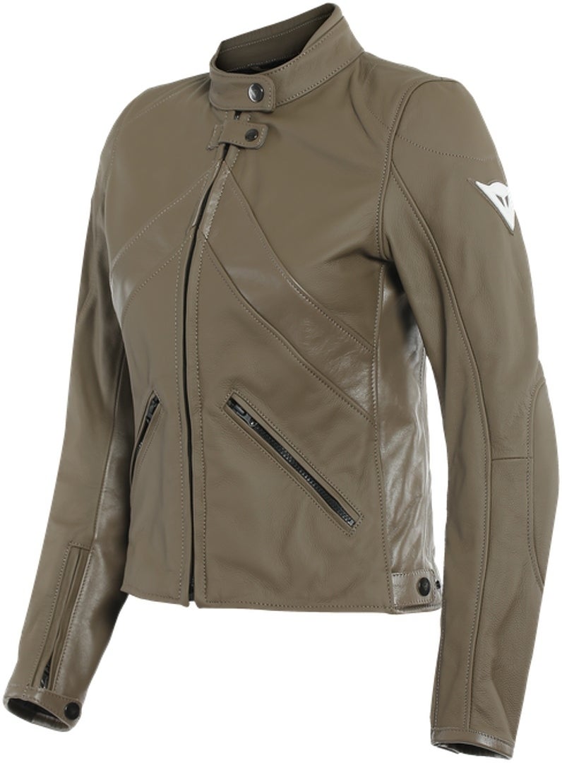 Dainese Santa Monica Jaqueta de couro ladies motorcycle Marrom claro 42 Figura 1