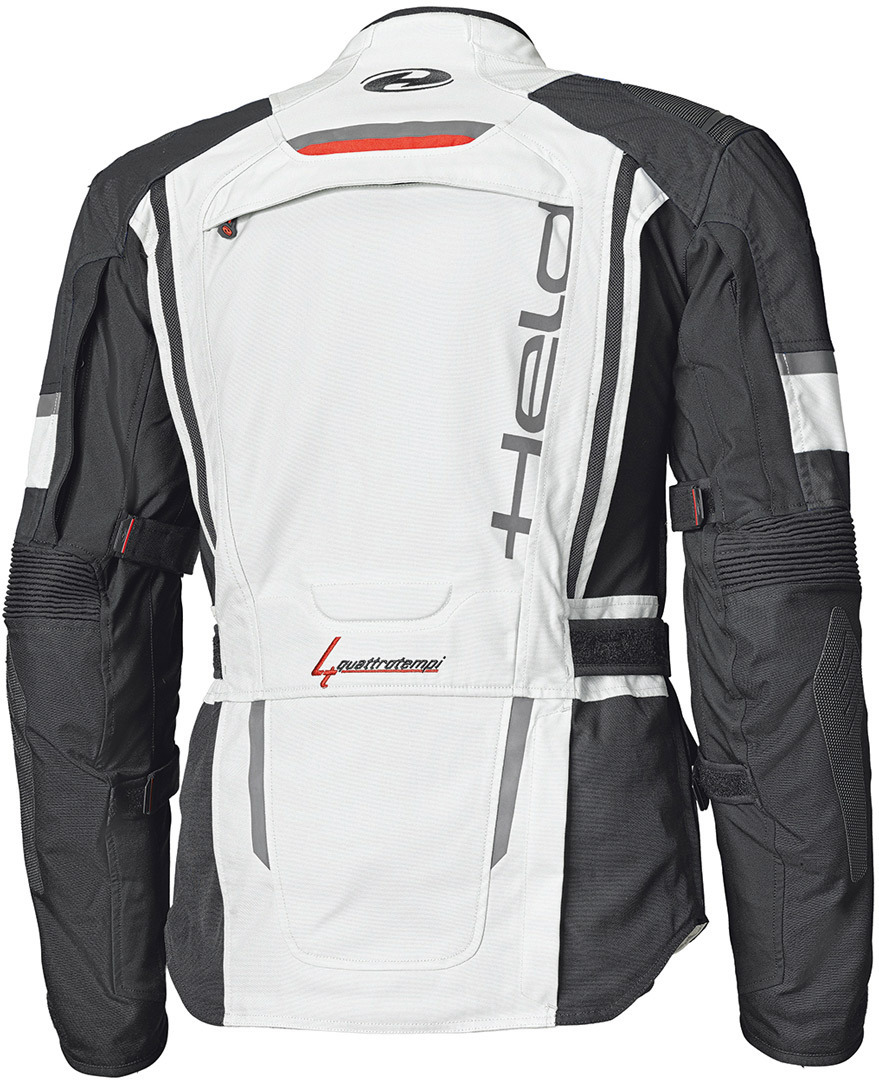 Held Carese Evo GTX Motorrad Textiljacke hellgrau/rot L Abbildung 3