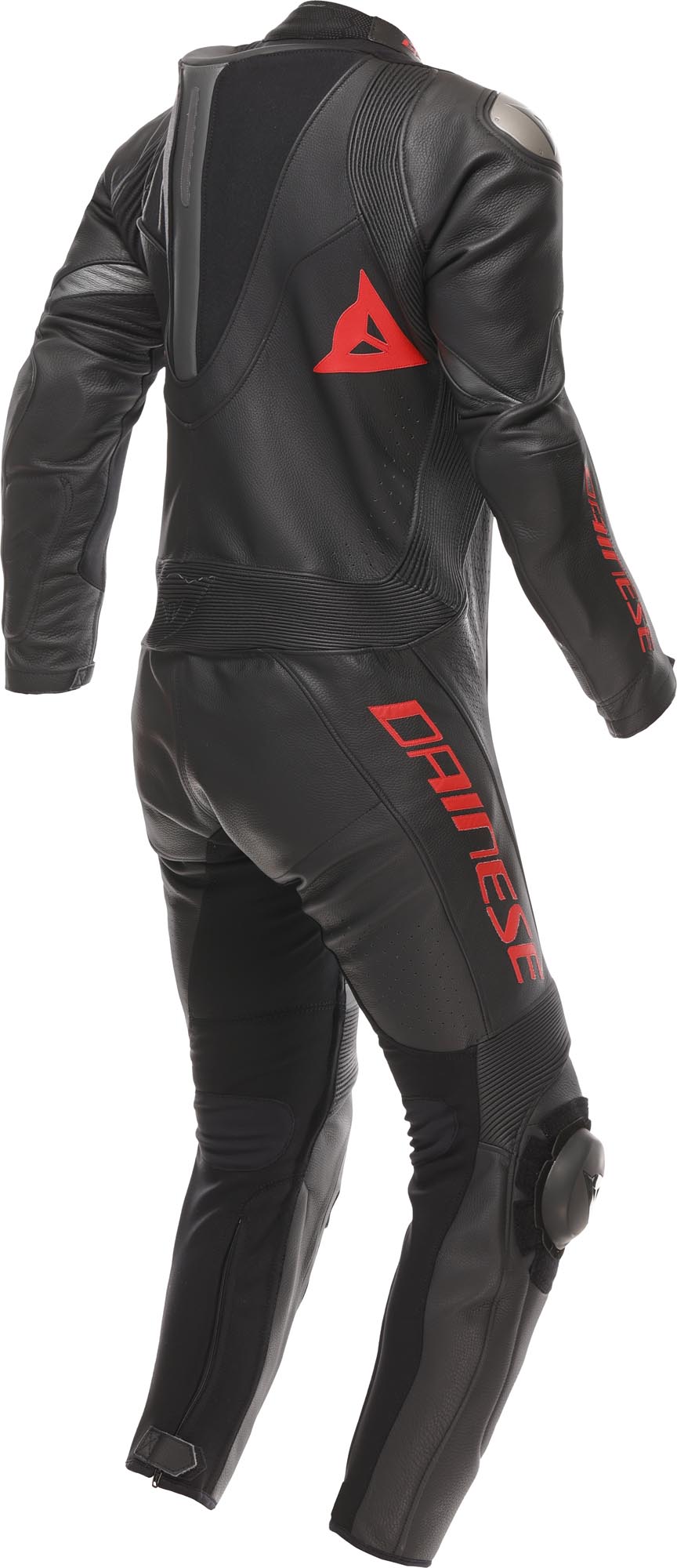 Dainese Demon Sprint perforeret 1-delt motorcykellæderdragt sort/sort/rød 52 Figur 2