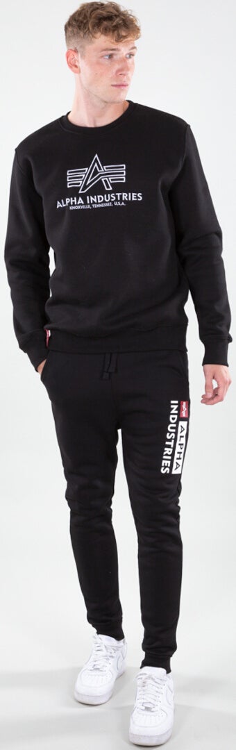 Alpha Industries Block-Logo Spodnie dresowe schwarz M Rysunek 2