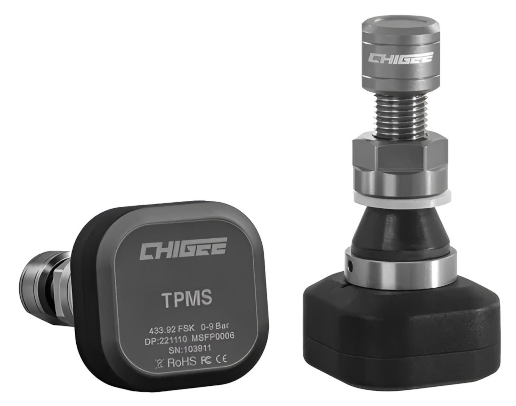 CHIGEE MFP0018 Interna sensorer för däcktryck för motorcykel Figur 1