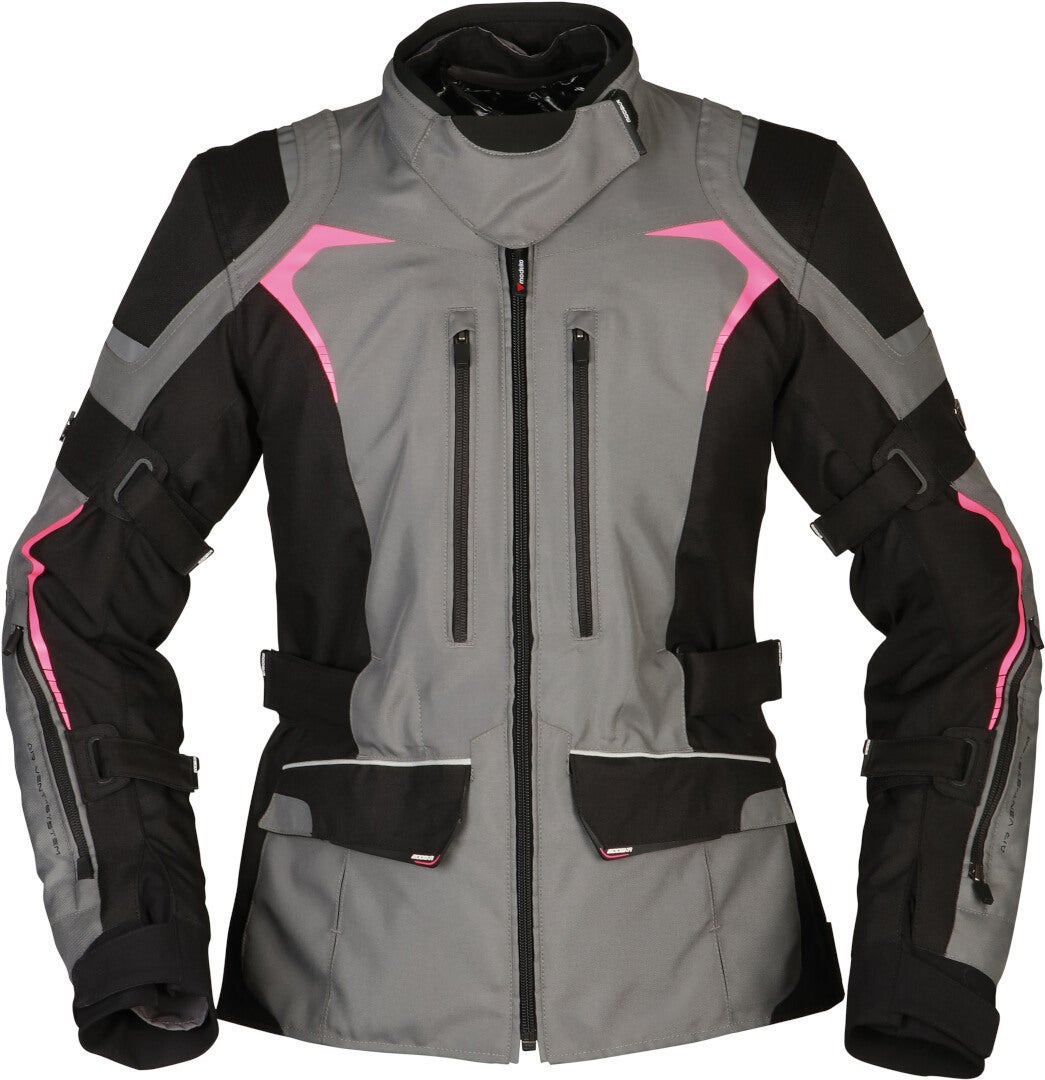 Modeka Elaya Ladies Motorcycle Textile Jacket grey/black 42 Figure 1