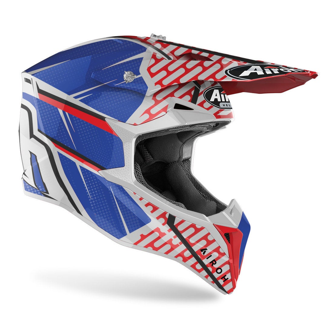 Airoh Wraap Idol Casco Motocross rosso/blu M (57/58) Figura 2