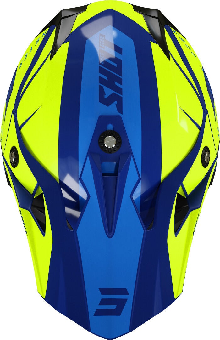 Shot Pulse Revenge Casco motocross nero/verde/blu XS (53/54) Figura 3