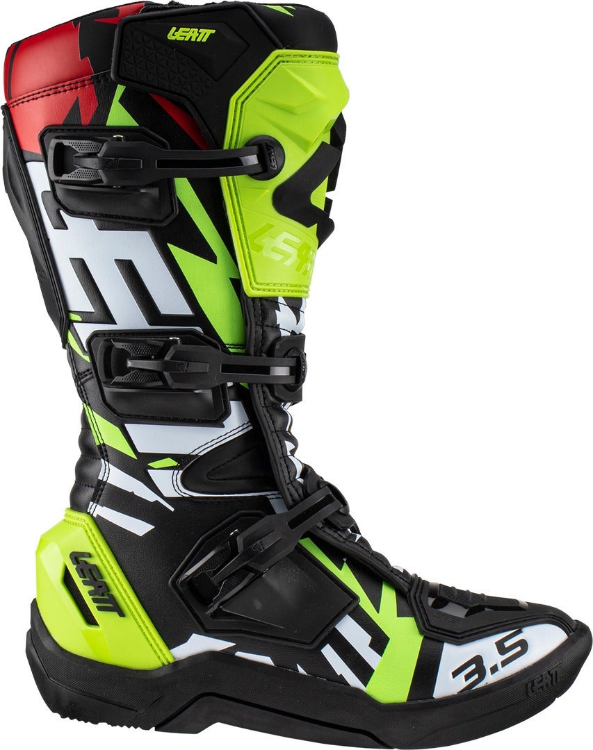 Leatt 3.5 2023 Bottes de motocross Noir/Blanc/Jaune 44,5 Figure 3