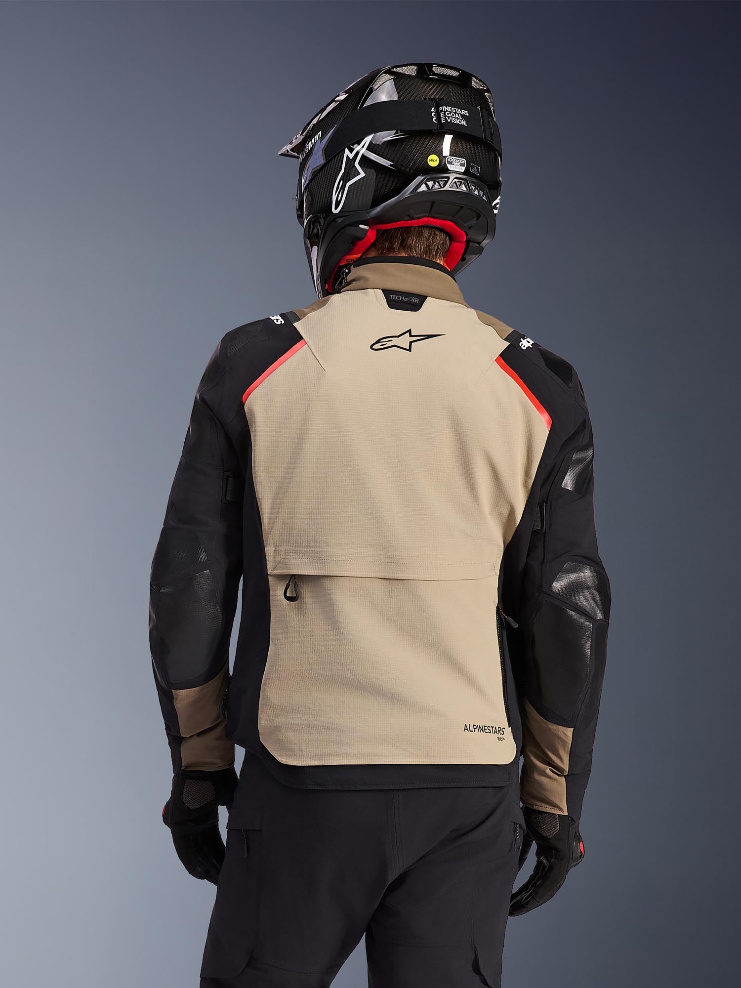 Alpinestars Andes Pro Drystar XF waterproof Motorcycle Textile Jacket brown/black/grey 3XL Figure 9