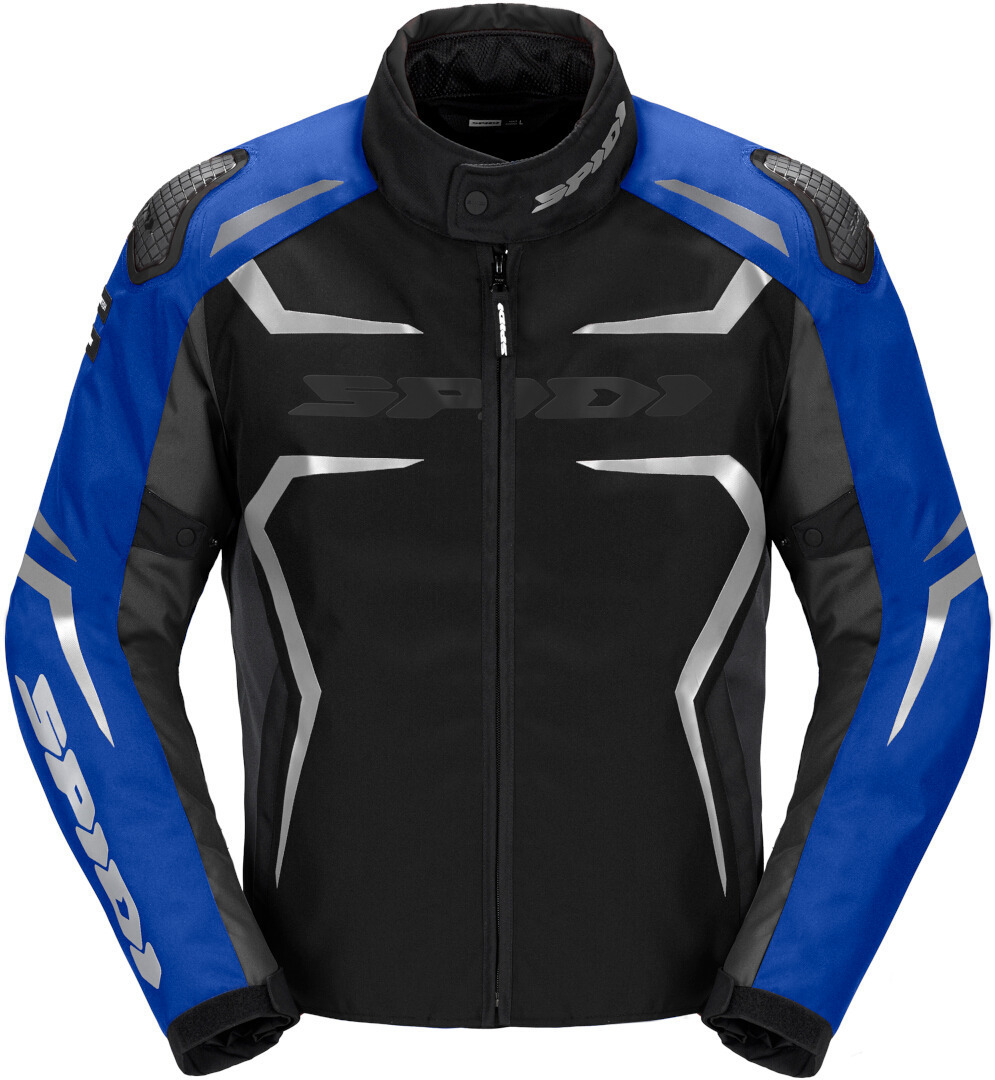 Spidi Race-Evo H2Out Motorcycle Textile Jacket black/blue M Figure 1