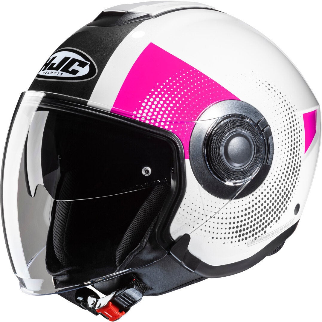 HJC i40N Pyle Jet Helmet white/pink/black L (59/60) Figure 1