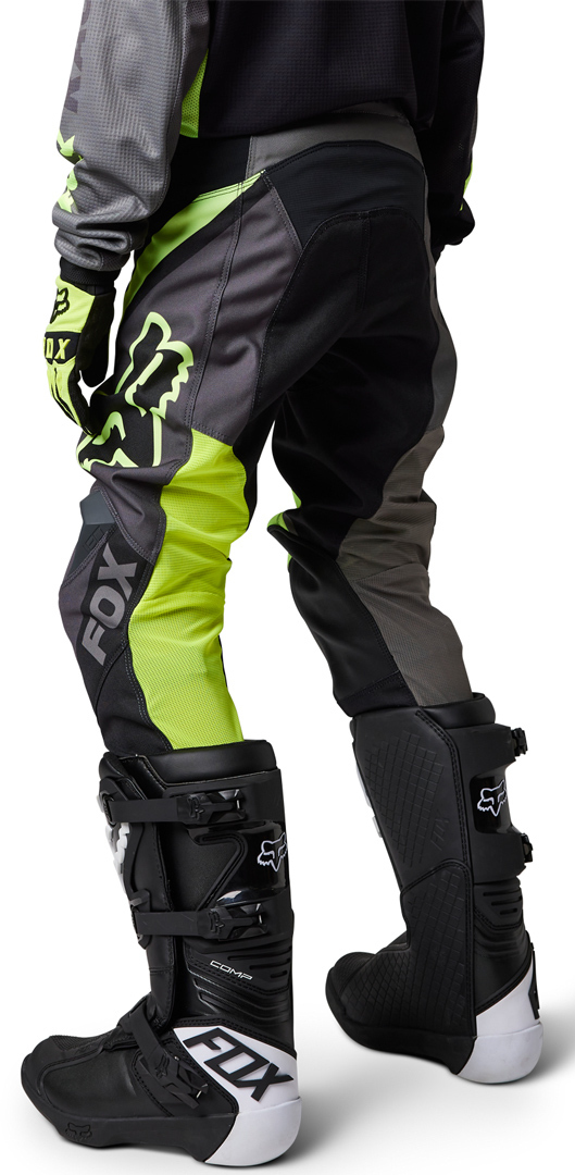 FOX 180 Xpozr Motocrossbyxor för ungdomar grå/gul 24 Figur 5