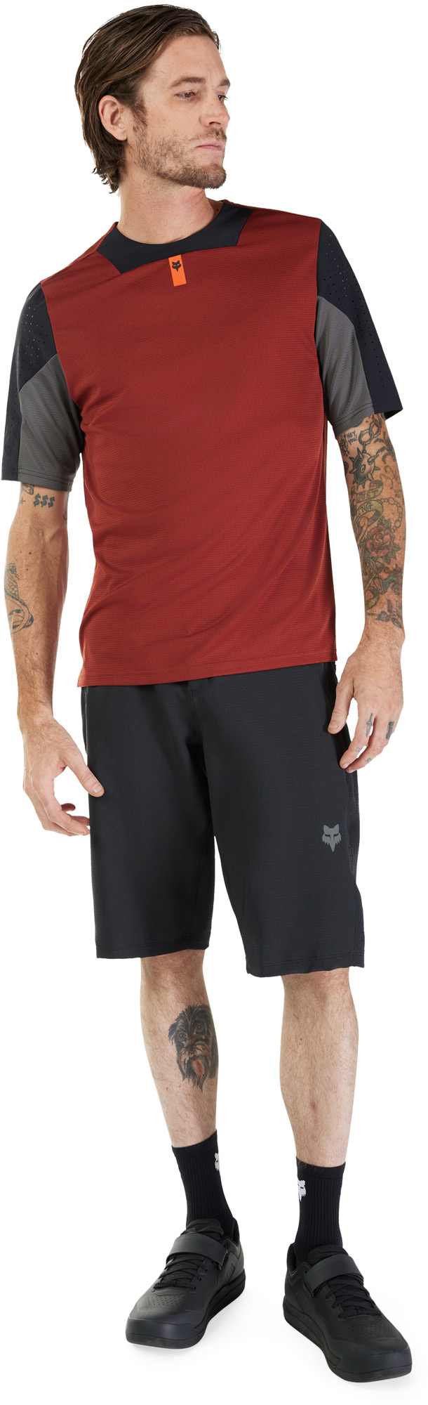FOX Defend Bicycle Jersey dark red M Figure 8