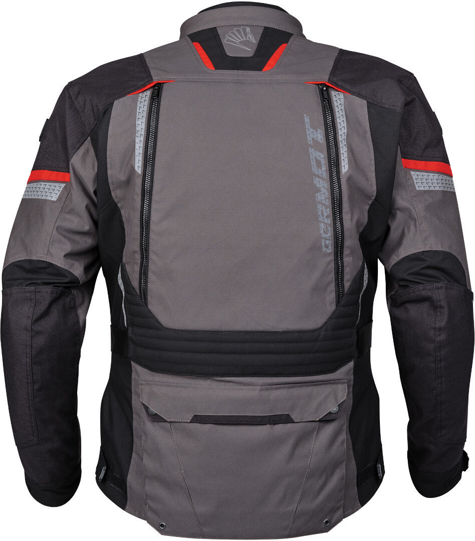 Germot InsideOut Motorcycle Textile Jacket black/anthracite/red 3XL Figure 3