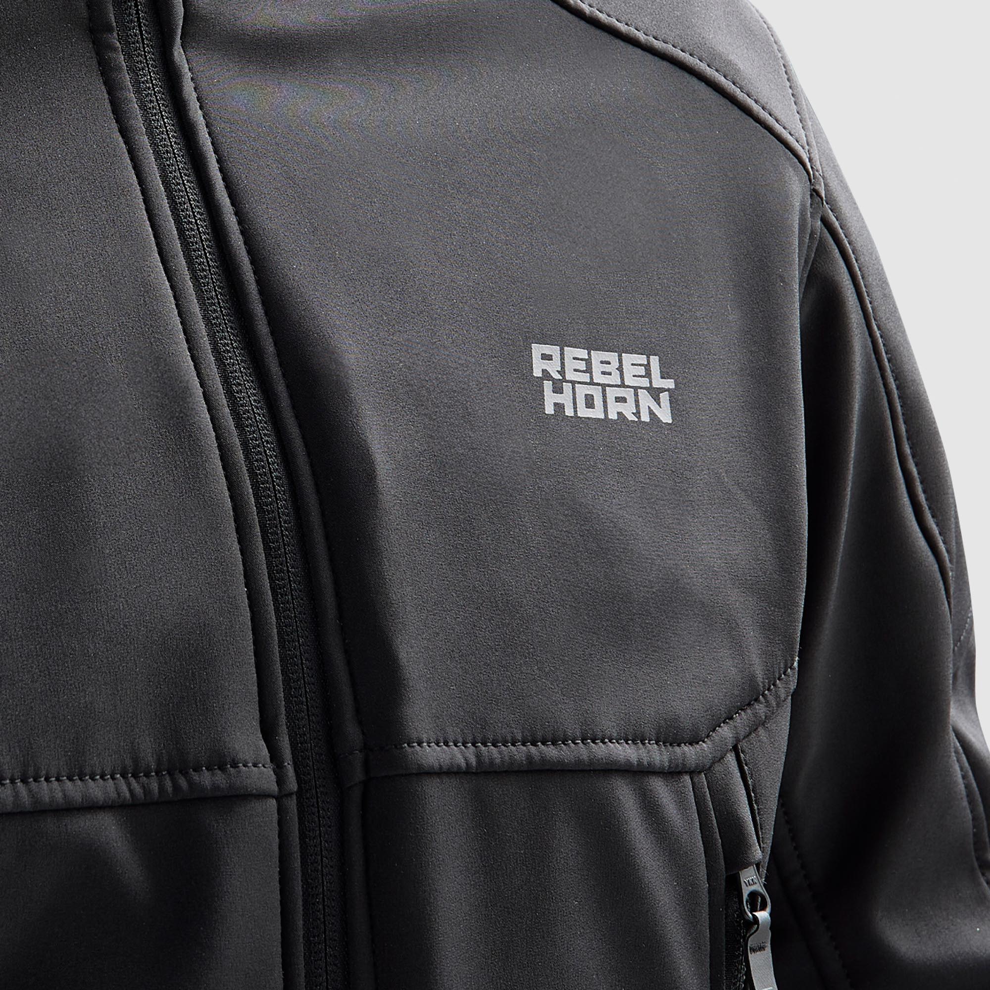 Rebelhorn Slash Softshell waterproof Motorcycle Textile Jacket black M Figure 9