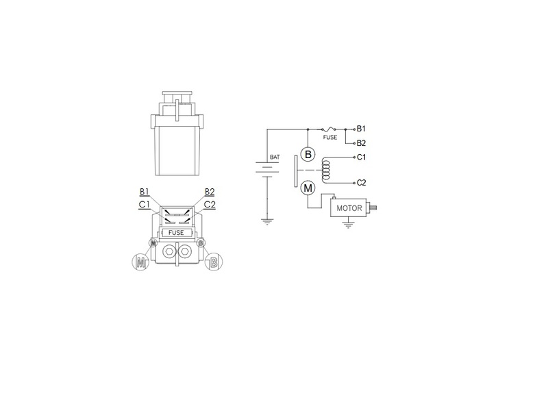 TECNIUM av DZE Starter Relay Figur 3
