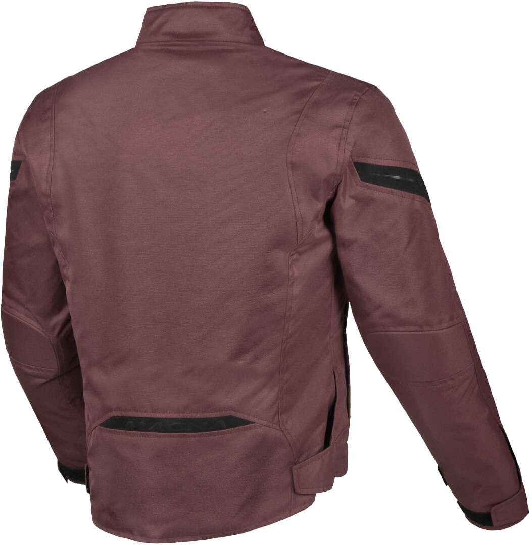 Macna Dromica vattentät Damer Motorcykel Textil Jacka mörkröd XS Figur 2