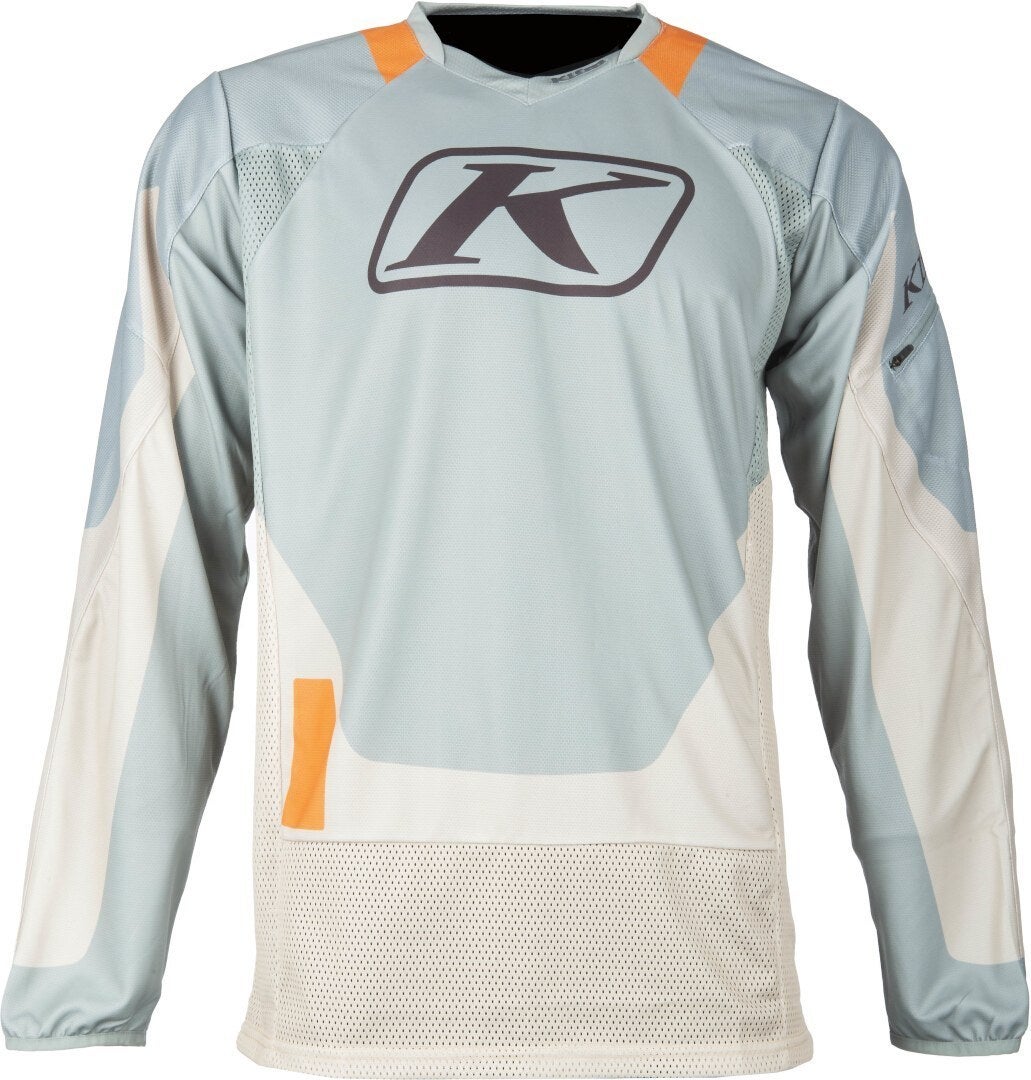 Klim Dakar 2025 Motocross Jersey grau/mint/orange 3XL Abbildung 2
